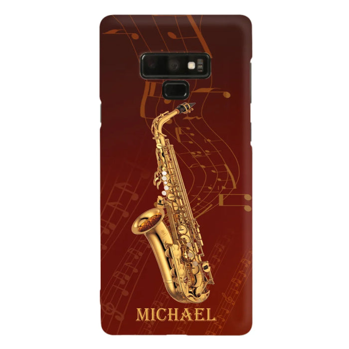 Custom Personalized Saxophone Phone Case For iPhone, Samsung and Xiaomi