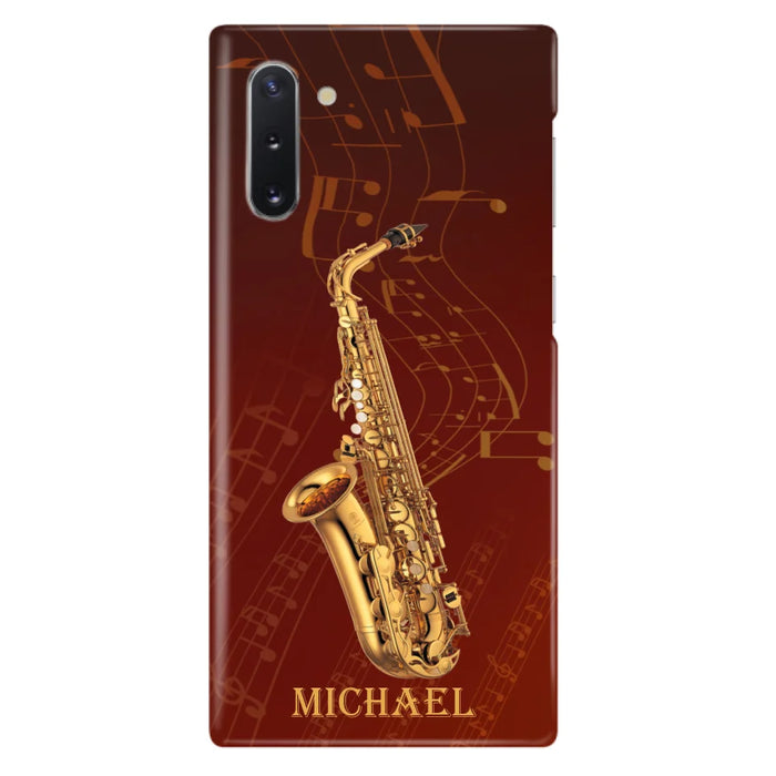 Custom Personalized Saxophone Phone Case For iPhone, Samsung and Xiaomi