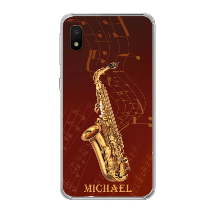 Custom Personalized Saxophone Phone Case For iPhone, Samsung and Xiaomi