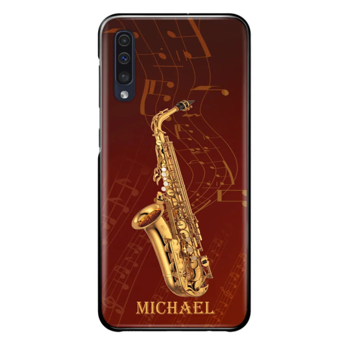 Custom Personalized Saxophone Phone Case For iPhone, Samsung and Xiaomi