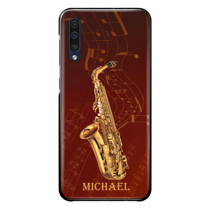 Custom Personalized Saxophone Phone Case For iPhone, Samsung and Xiaomi