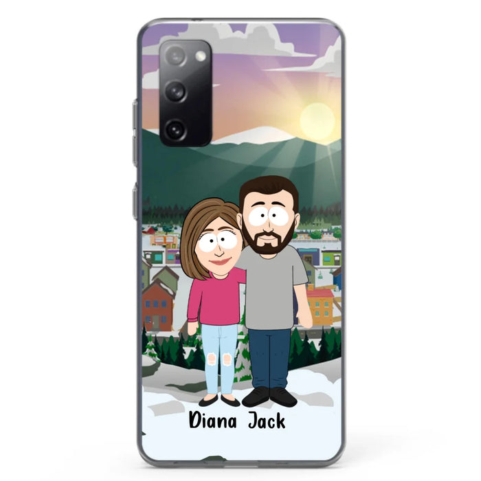 Custom Personalized Couple Phone Case - Gift For Couple