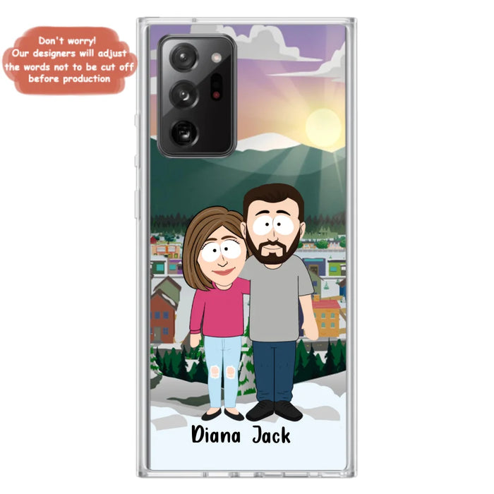 Custom Personalized Couple Phone Case - Gift For Couple