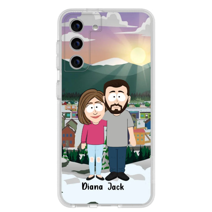 Custom Personalized Couple Phone Case - Gift For Couple