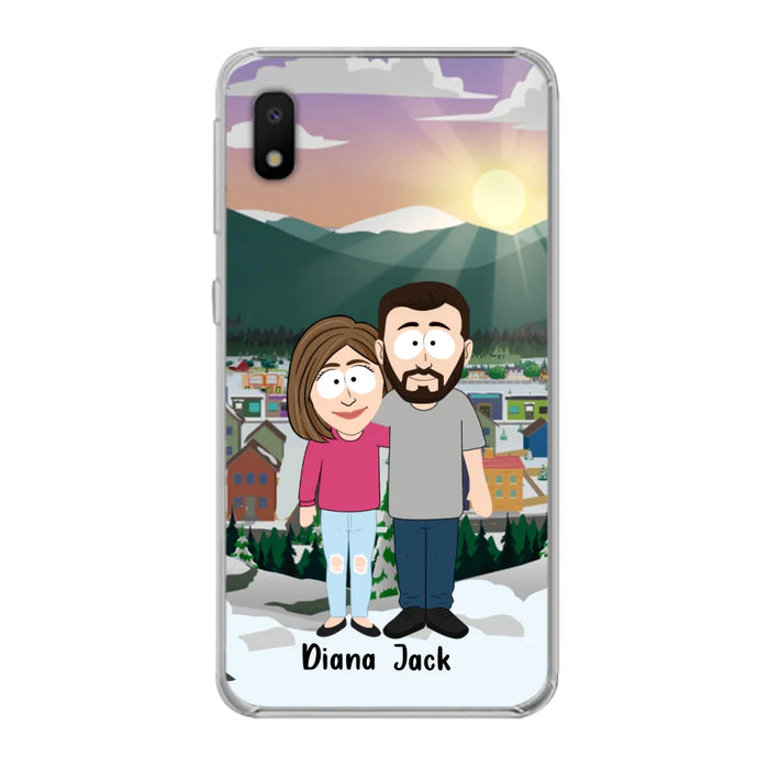 Custom Personalized Couple Phone Case - Gift For Couple