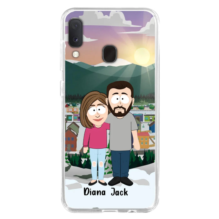 Custom Personalized Couple Phone Case - Gift For Couple