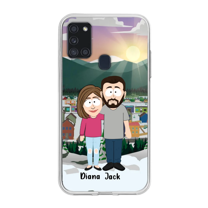 Custom Personalized Couple Phone Case - Gift For Couple