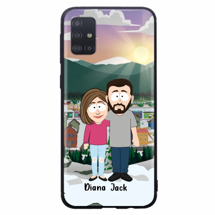 Custom Personalized Couple Phone Case - Gift For Couple