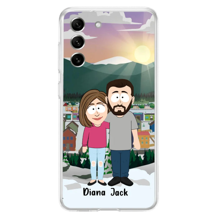 Custom Personalized Couple Phone Case - Gift For Couple