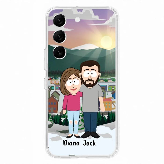 Custom Personalized Couple Phone Case - Gift For Couple