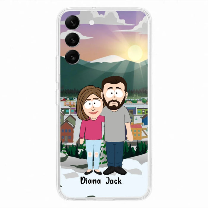 Custom Personalized Couple Phone Case - Gift For Couple