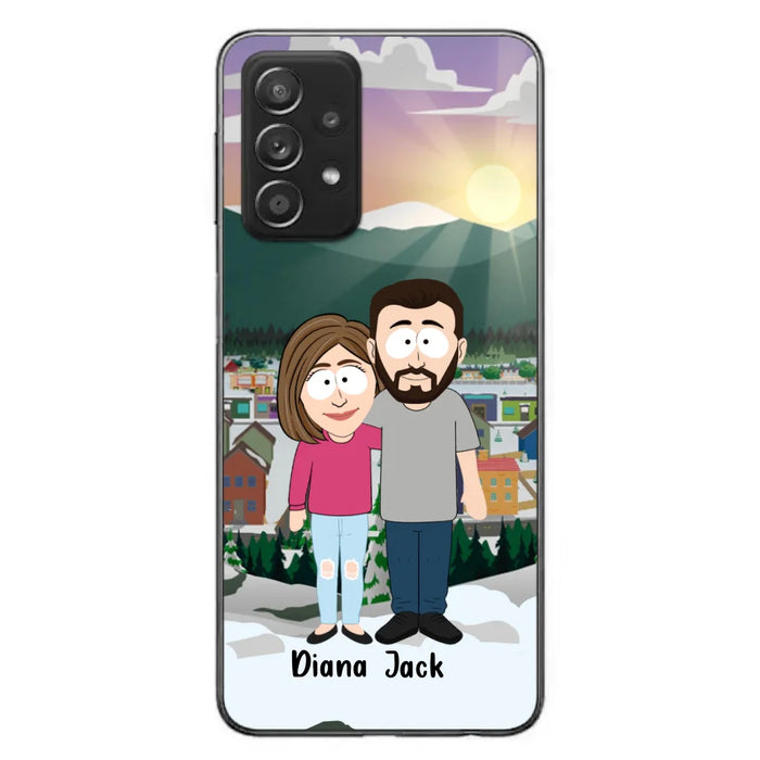 Custom Personalized Couple Phone Case - Gift For Couple