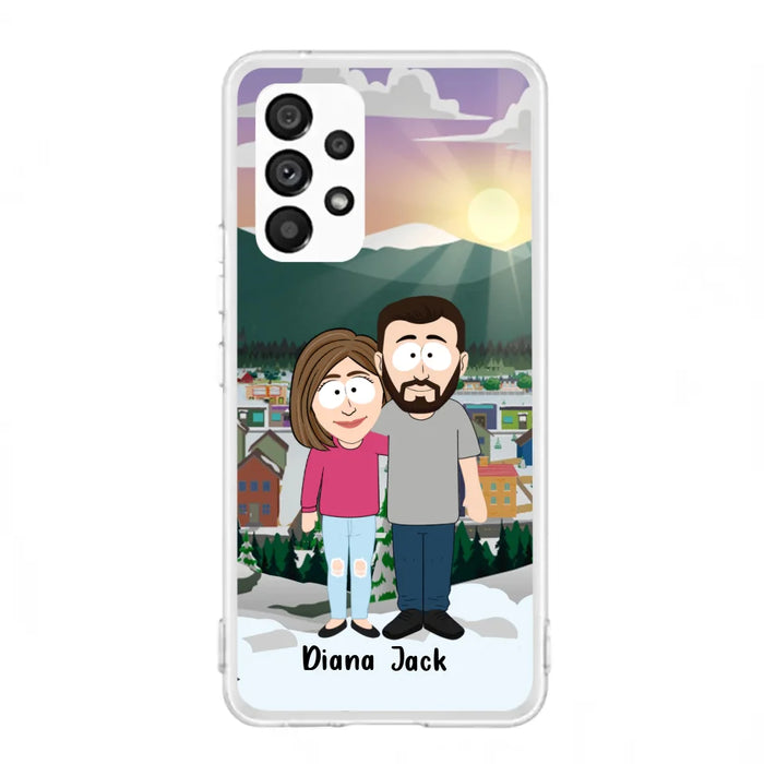 Custom Personalized Couple Phone Case - Gift For Couple