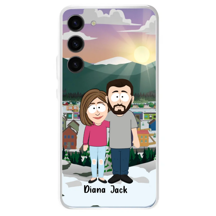 Custom Personalized Couple Phone Case - Gift For Couple