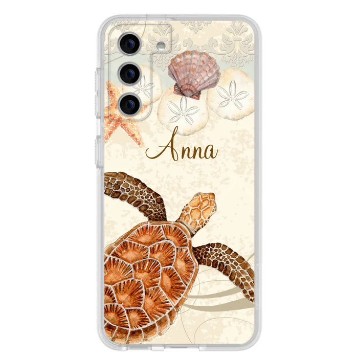 Custom Personalized Sea Turtle Phone Case - Best Gift For Turtle Lover's - Case For iPhone, Samsung and Xiaomi - DTJ0EN