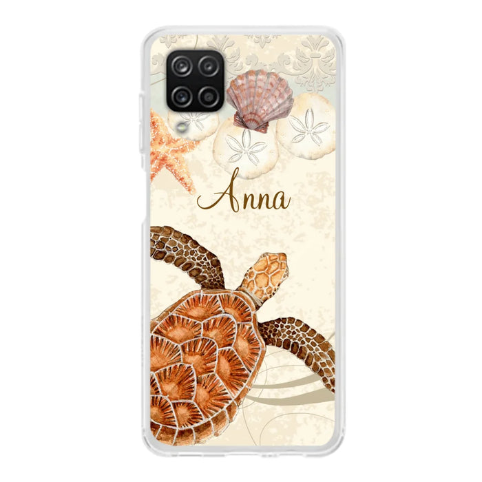 Custom Personalized Sea Turtle Phone Case - Best Gift For Turtle Lover's - Case For iPhone, Samsung and Xiaomi - DTJ0EN