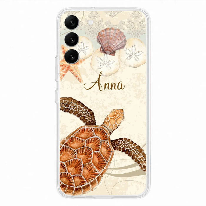 Custom Personalized Sea Turtle Phone Case - Best Gift For Turtle Lover's - Case For iPhone, Samsung and Xiaomi - DTJ0EN