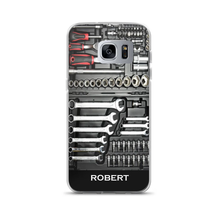 Custom Personalized Mechanic Toolbox Phone Case - Case For iPhone, Samsung And Xiaomi - RCT18X