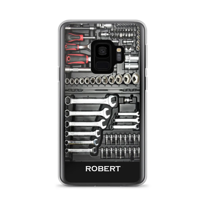 Custom Personalized Mechanic Toolbox Phone Case - Case For iPhone, Samsung And Xiaomi - RCT18X