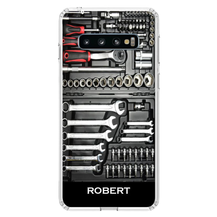 Custom Personalized Mechanic Toolbox Phone Case - Case For iPhone, Samsung And Xiaomi - RCT18X