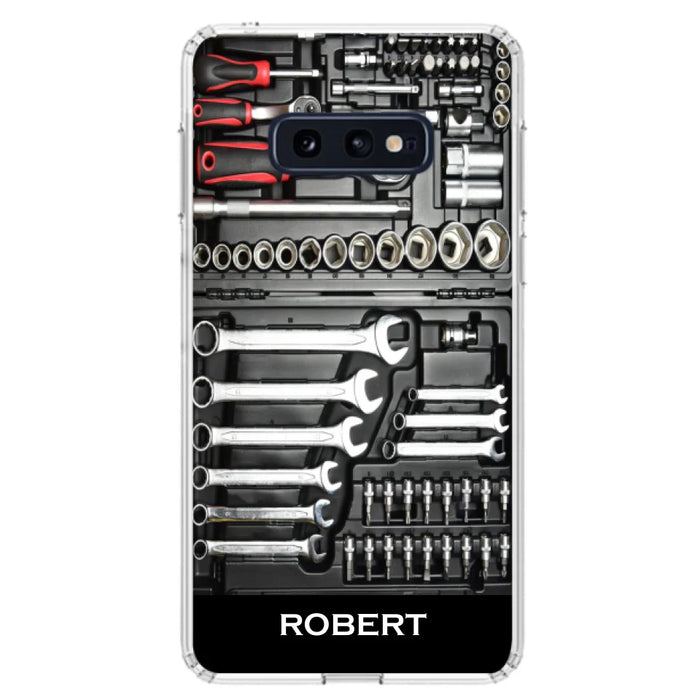 Custom Personalized Mechanic Toolbox Phone Case - Case For iPhone, Samsung And Xiaomi - RCT18X