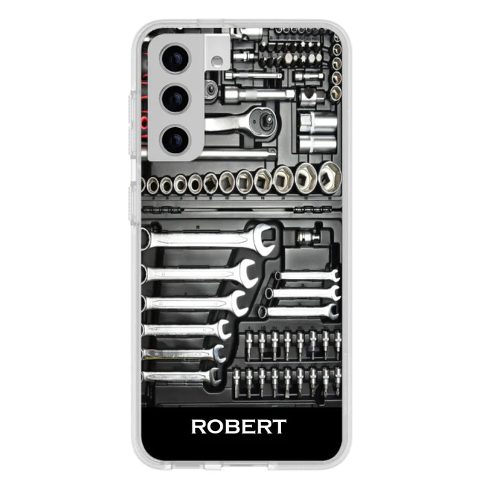 Custom Personalized Mechanic Toolbox Phone Case - Case For iPhone, Samsung And Xiaomi - RCT18X