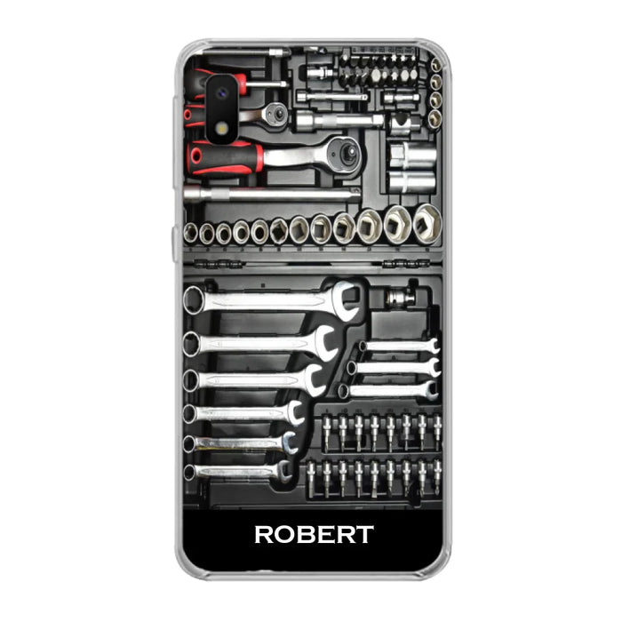 Custom Personalized Mechanic Toolbox Phone Case - Case For iPhone, Samsung And Xiaomi - RCT18X