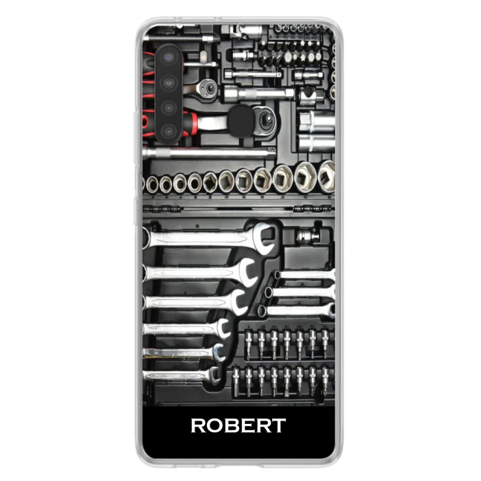 Custom Personalized Mechanic Toolbox Phone Case - Case For iPhone, Samsung And Xiaomi - RCT18X