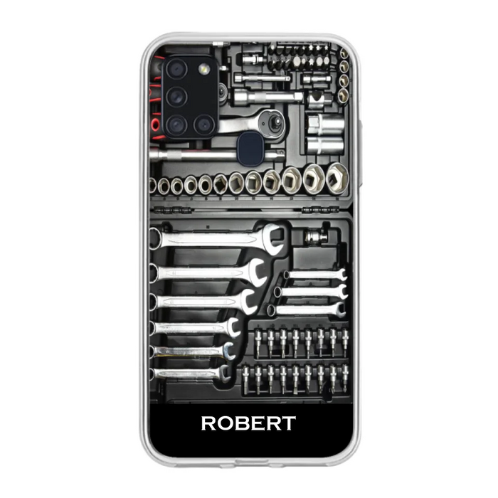 Custom Personalized Mechanic Toolbox Phone Case - Case For iPhone, Samsung And Xiaomi - RCT18X