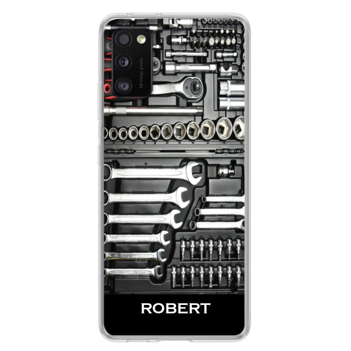 Custom Personalized Mechanic Toolbox Phone Case - Case For iPhone, Samsung And Xiaomi - RCT18X