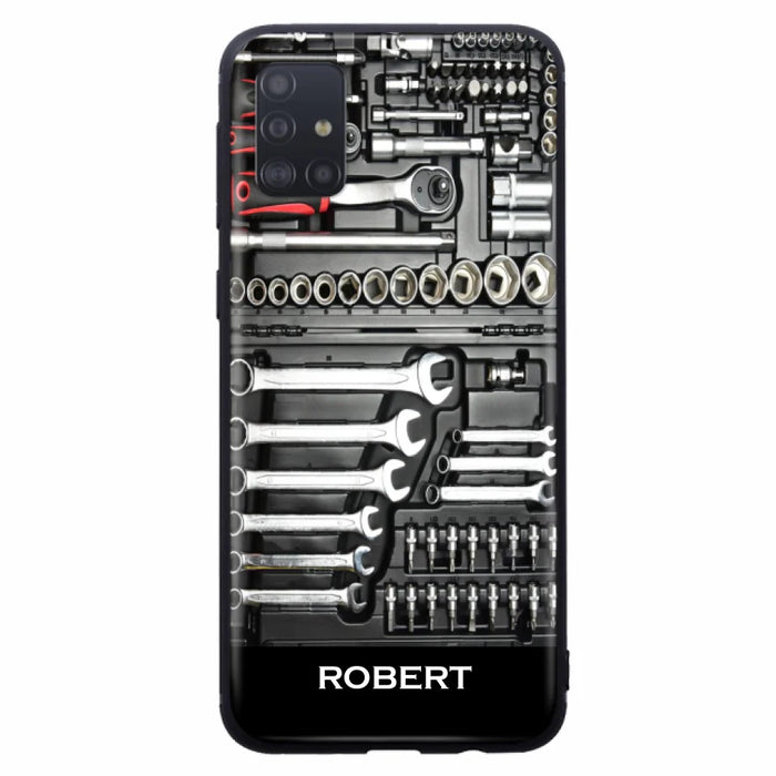 Custom Personalized Mechanic Toolbox Phone Case - Case For iPhone, Samsung And Xiaomi - RCT18X