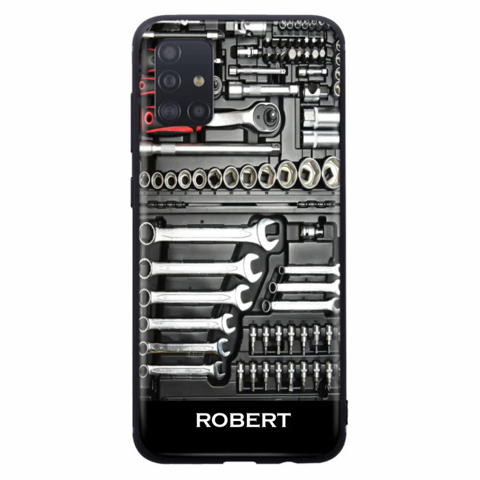 Custom Personalized Mechanic Toolbox Phone Case - Case For iPhone, Samsung And Xiaomi - RCT18X