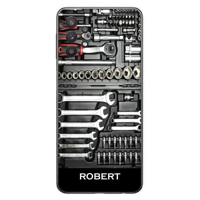 Custom Personalized Mechanic Toolbox Phone Case - Case For iPhone, Samsung And Xiaomi - RCT18X