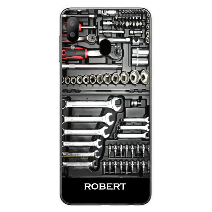 Custom Personalized Mechanic Toolbox Phone Case - Case For iPhone, Samsung And Xiaomi - RCT18X