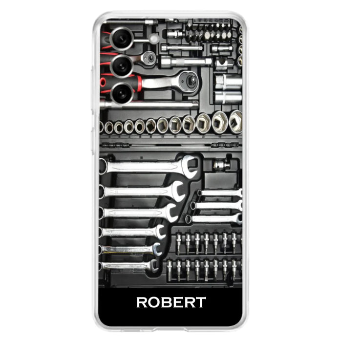 Custom Personalized Mechanic Toolbox Phone Case - Case For iPhone, Samsung And Xiaomi - RCT18X