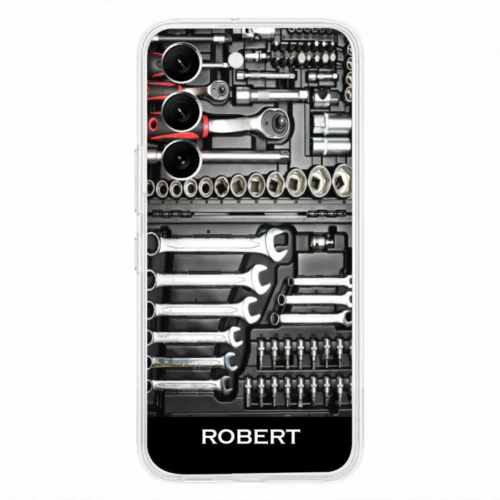 Custom Personalized Mechanic Toolbox Phone Case - Case For iPhone, Samsung And Xiaomi - RCT18X