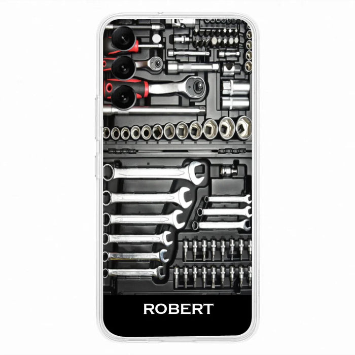 Custom Personalized Mechanic Toolbox Phone Case - Case For iPhone, Samsung And Xiaomi - RCT18X