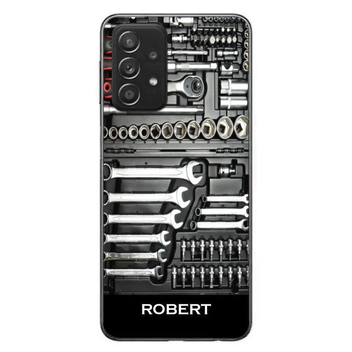 Custom Personalized Mechanic Toolbox Phone Case - Case For iPhone, Samsung And Xiaomi - RCT18X