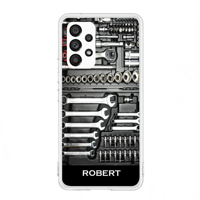 Custom Personalized Mechanic Toolbox Phone Case - Case For iPhone, Samsung And Xiaomi - RCT18X