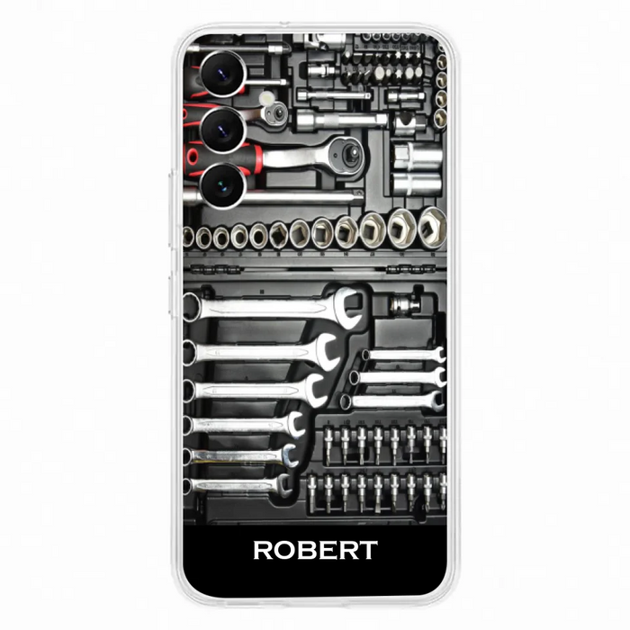 Custom Personalized Mechanic Toolbox Phone Case - Case For iPhone, Samsung And Xiaomi - RCT18X