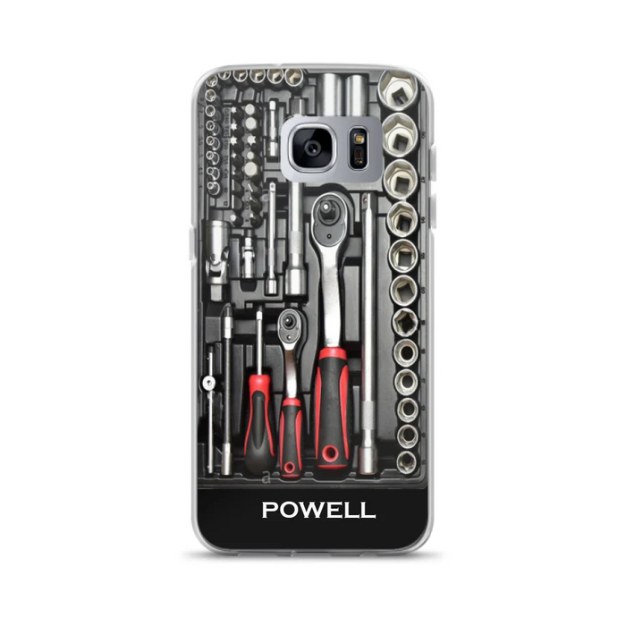 Custom Personalized Mechanic Toolbox Phone Case - Case For iPhone, Samsung And Xiaomi - RCT18X