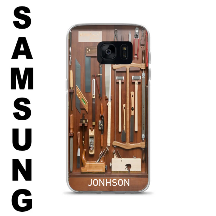 Custom Personalized Carpenter Toolbox Phone Case - Case For iPhone, Samsung And Xiaomi - J59VWE