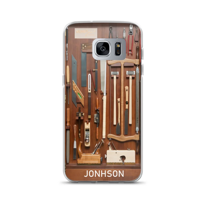 Custom Personalized Carpenter Toolbox Phone Case - Case For iPhone, Samsung And Xiaomi - J59VWE