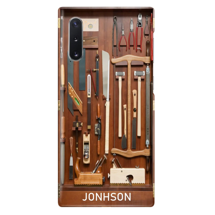 Custom Personalized Carpenter Toolbox Phone Case - Case For iPhone, Samsung And Xiaomi - J59VWE