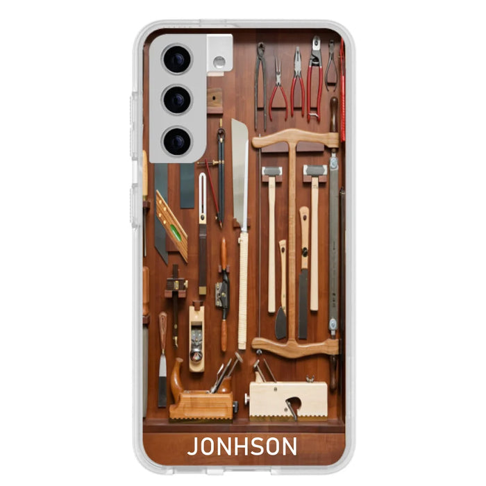 Custom Personalized Carpenter Toolbox Phone Case - Case For iPhone, Samsung And Xiaomi - J59VWE