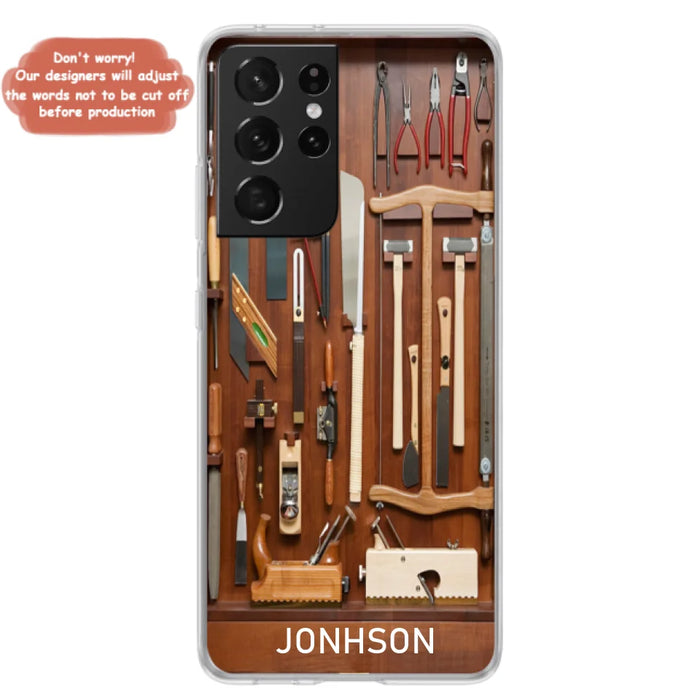 Custom Personalized Carpenter Toolbox Phone Case - Case For iPhone, Samsung And Xiaomi - J59VWE