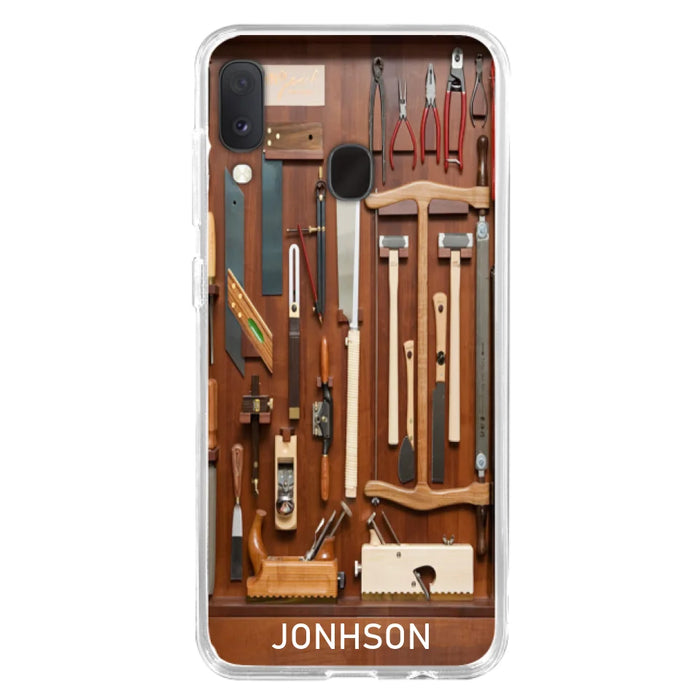 Custom Personalized Carpenter Toolbox Phone Case - Case For iPhone, Samsung And Xiaomi - J59VWE