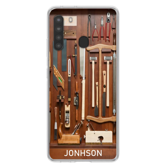 Custom Personalized Carpenter Toolbox Phone Case - Case For iPhone, Samsung And Xiaomi - J59VWE