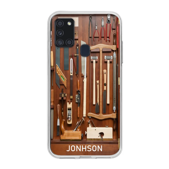 Custom Personalized Carpenter Toolbox Phone Case - Case For iPhone, Samsung And Xiaomi - J59VWE