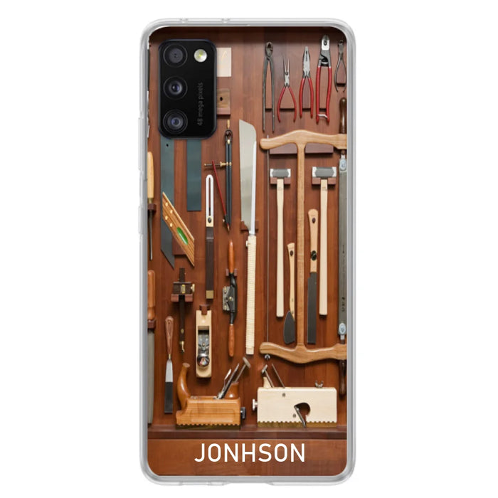 Custom Personalized Carpenter Toolbox Phone Case - Case For iPhone, Samsung And Xiaomi - J59VWE